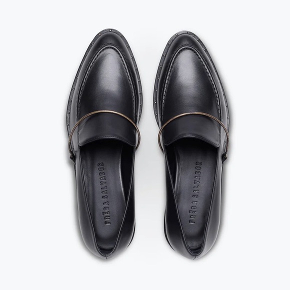 FREDA SALVADOR BNIB light halo loafer black 8.5 - Picture 1 of 11